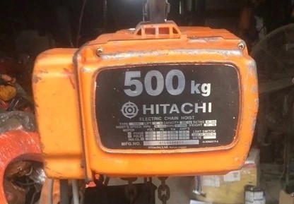 Pa lăng xích điện Nhật bãi 500kg Hitachi